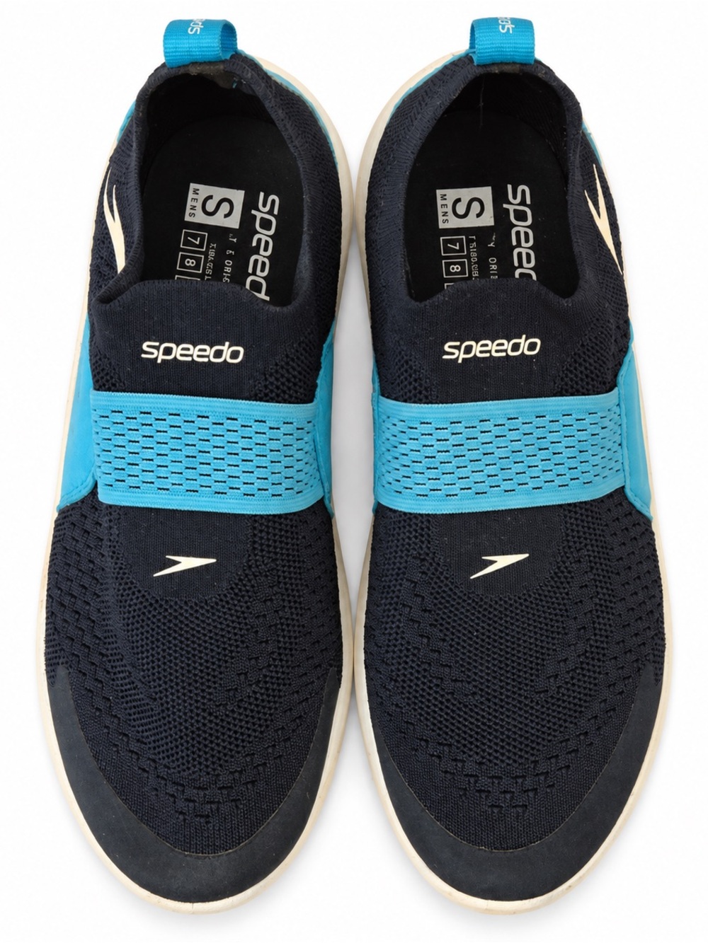 Speedo Men's Slip-On Athletic Water Shoes in Navy and Teal